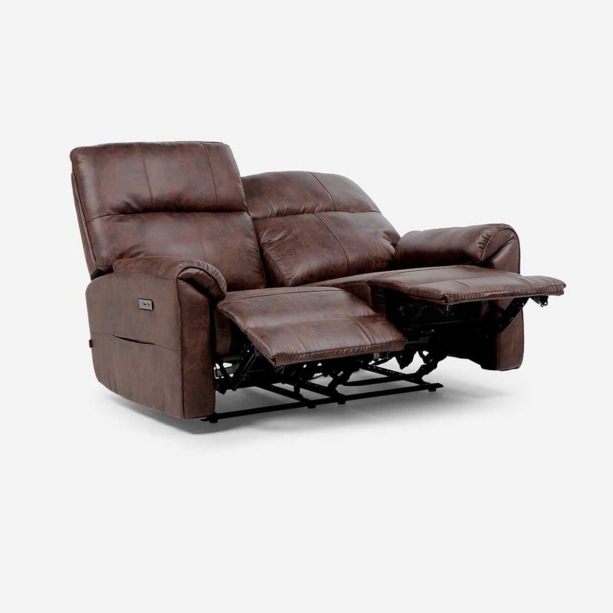 Sof&aacute; Reclinable Rosen Tolosa 2 Cuerpos Marr&oacute;n