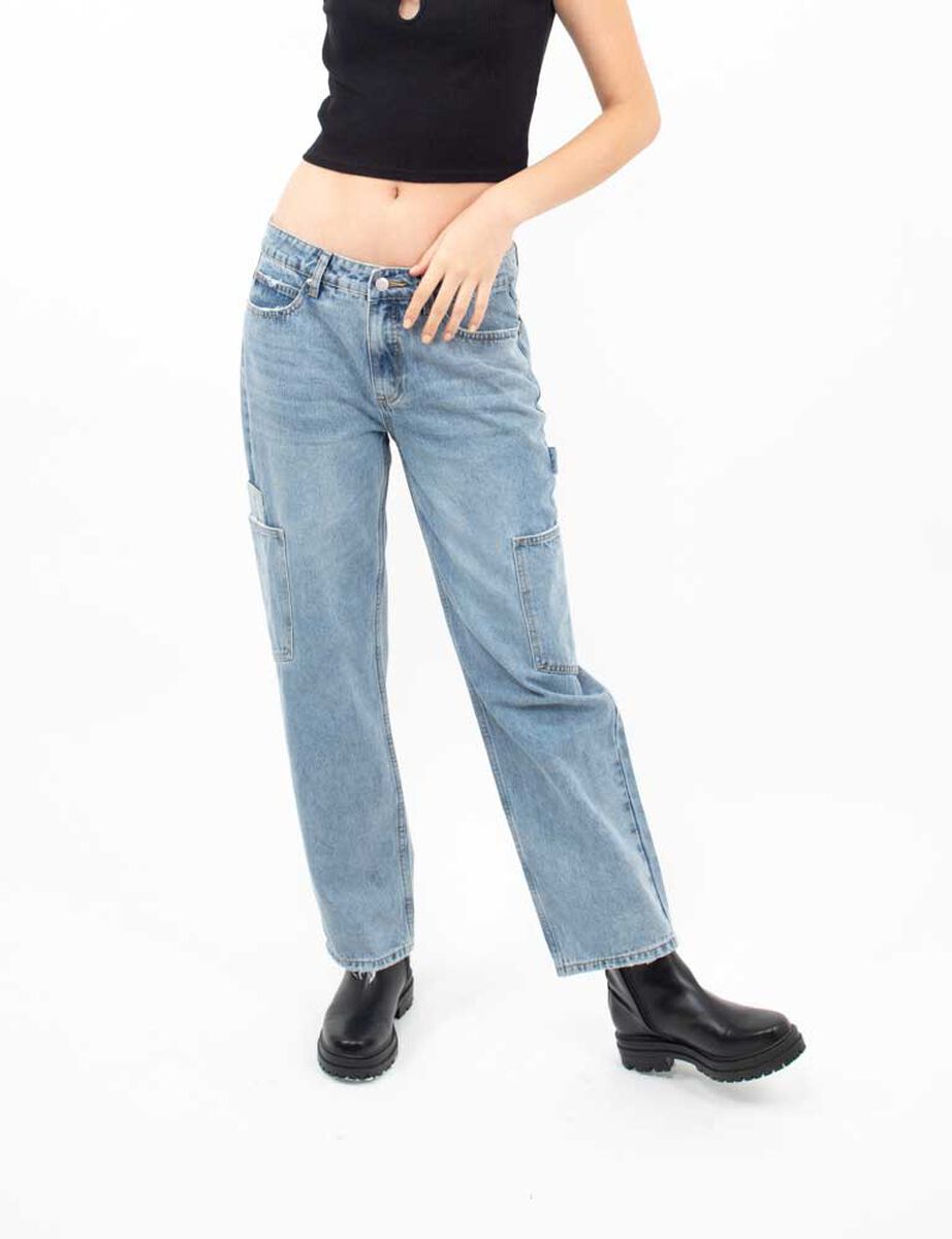 Jeans Recto Mujer Icono