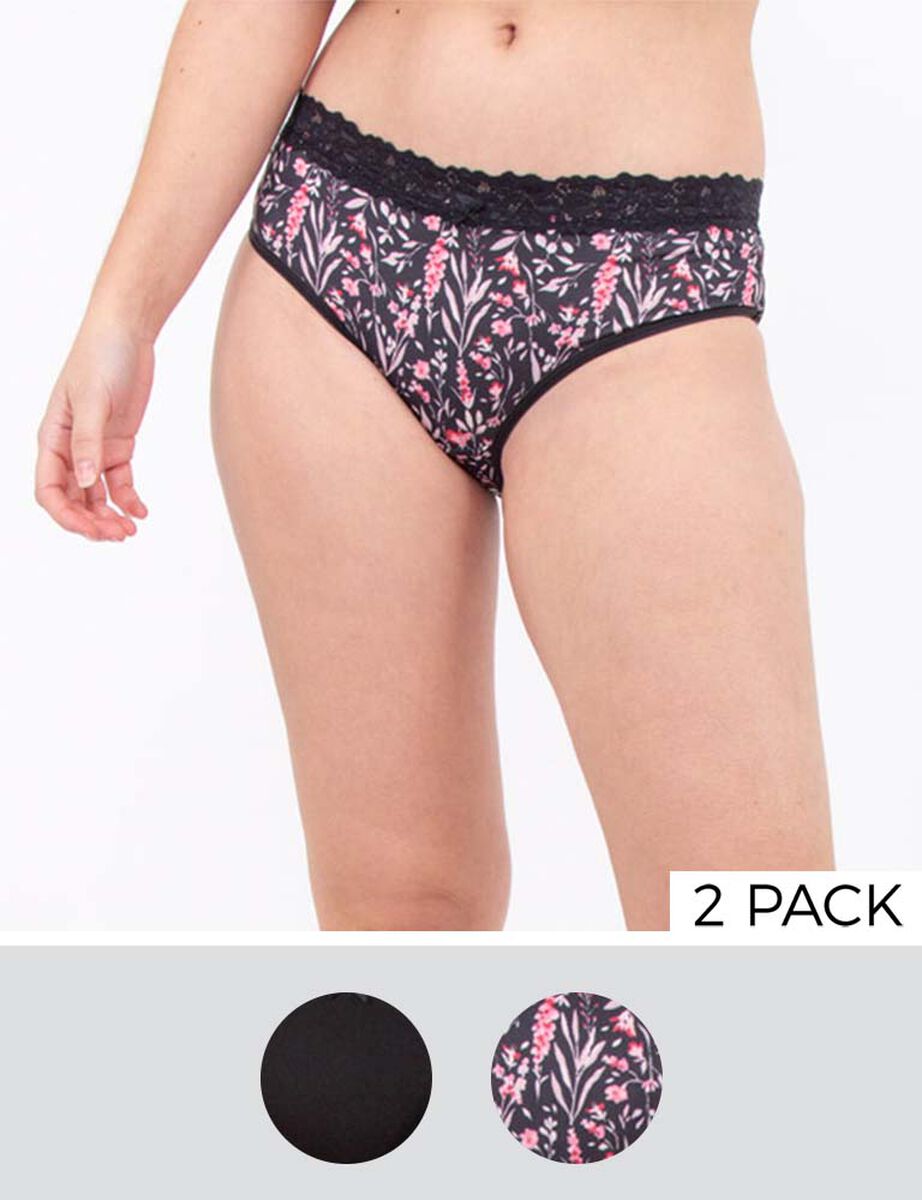 Pack 2 Calzones Pantaletas Mujer Zibel