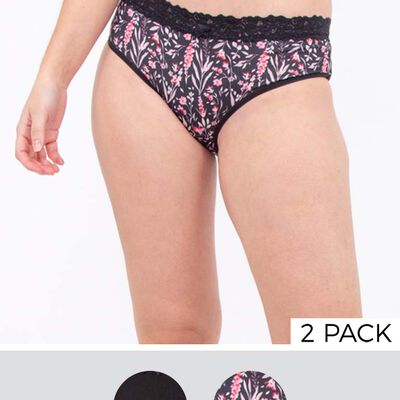 Pack 2 Calzones Pantaletas Mujer Zibel
