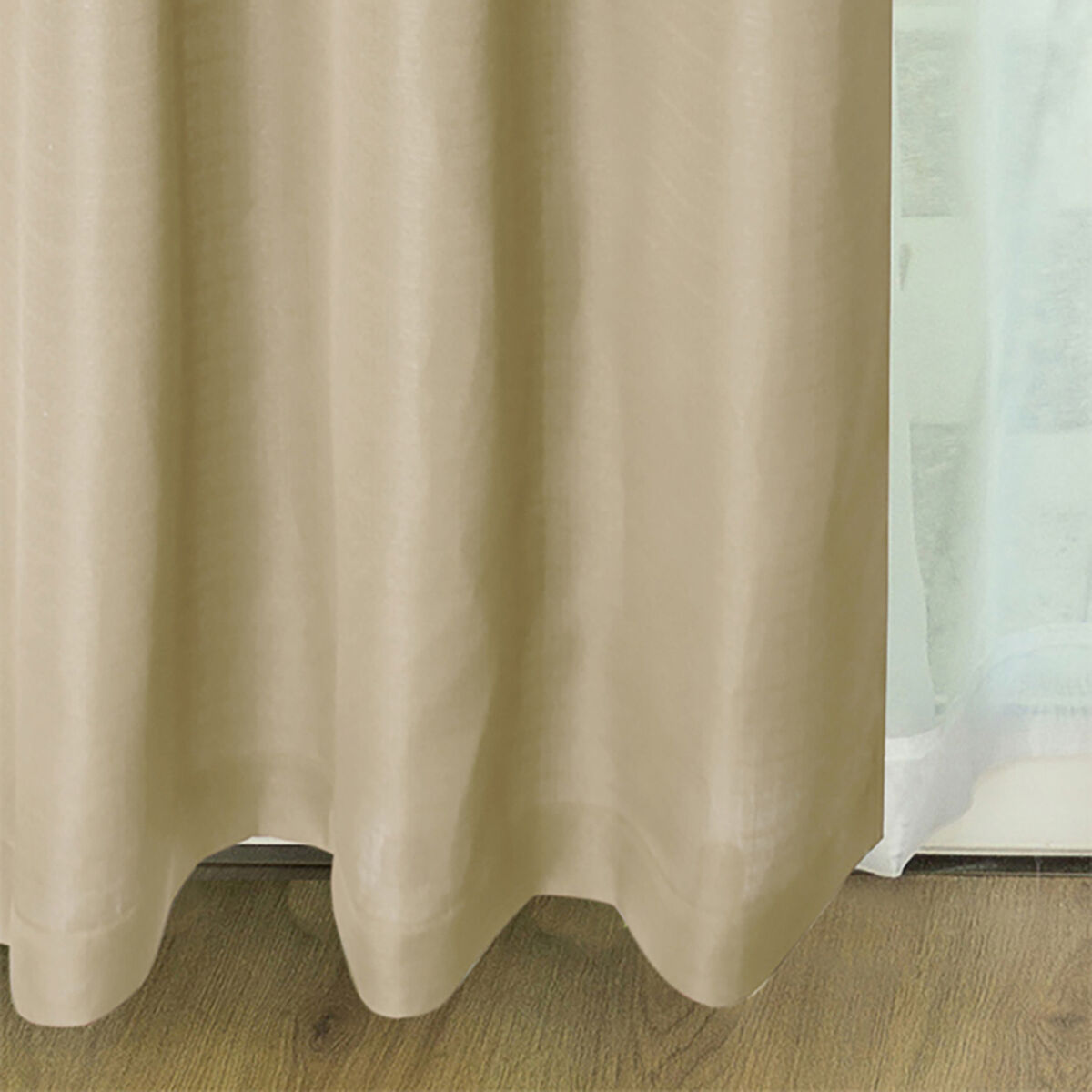 Combo Cortinas Doral Tabatha 220 x 140 cm Crudo