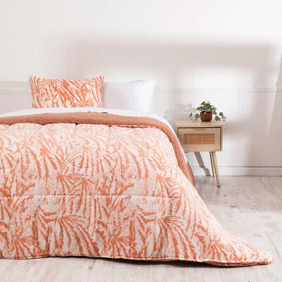 Imagen 1 del producto Plumón Mashini Coral Est. Sherpa 1.5 Plazas Palma