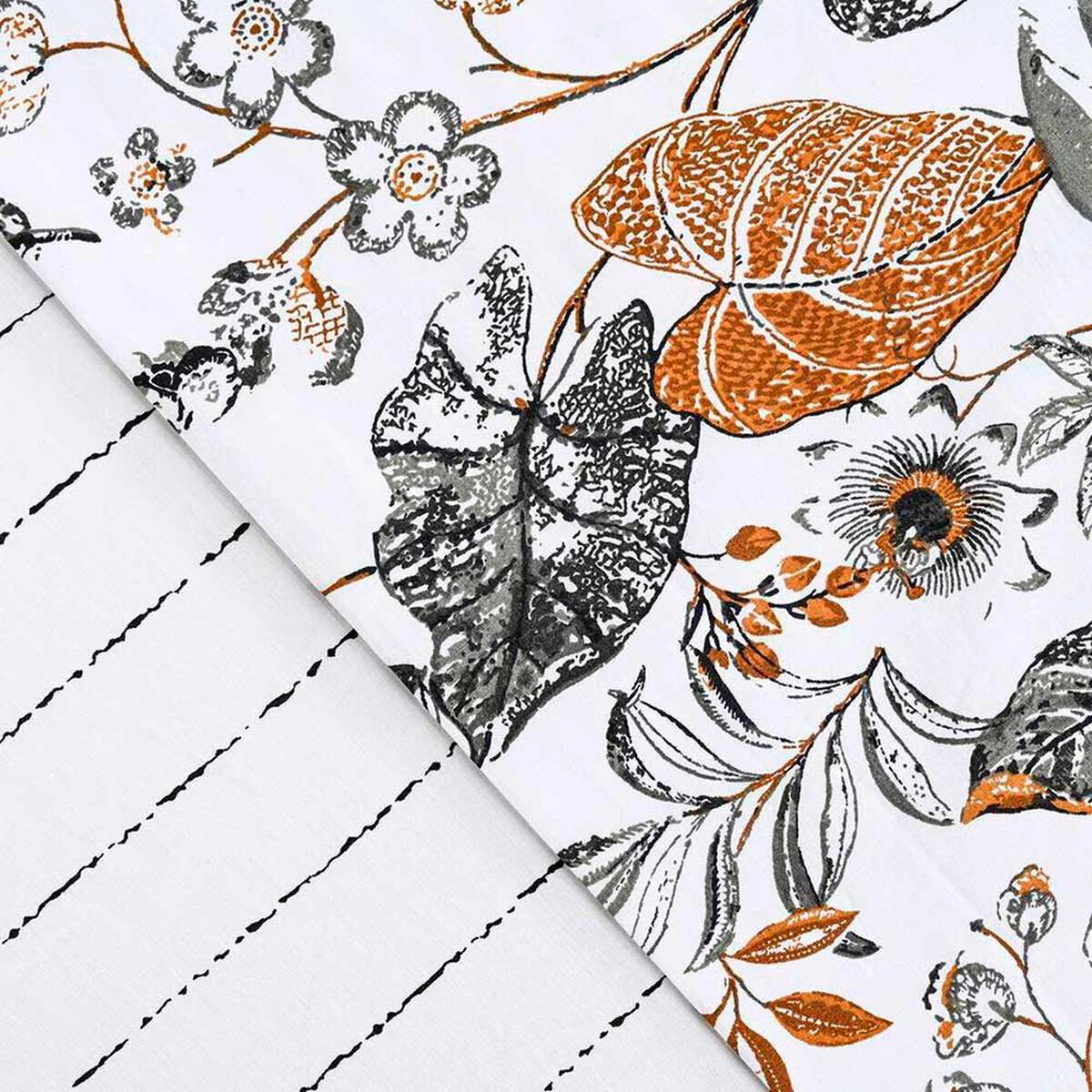 Juego de S&aacute;banas Cannon 200 Hilos King Foliage Blanco