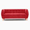Sofá Barra Design Gracia 3 Cuerpos Rojo