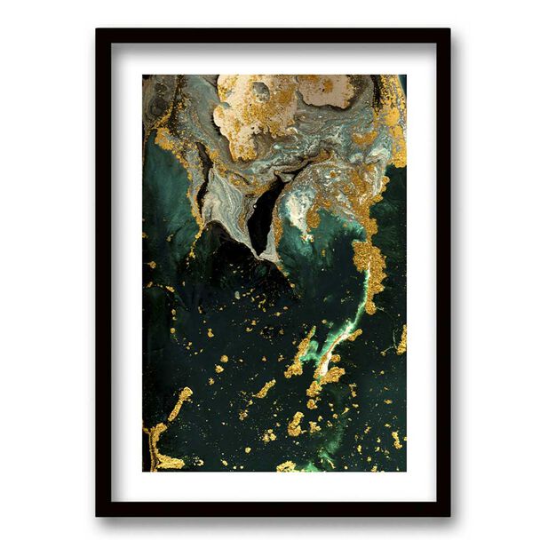 Cuadro Decorativo Retela Marmol Verde 40 x 30 cm