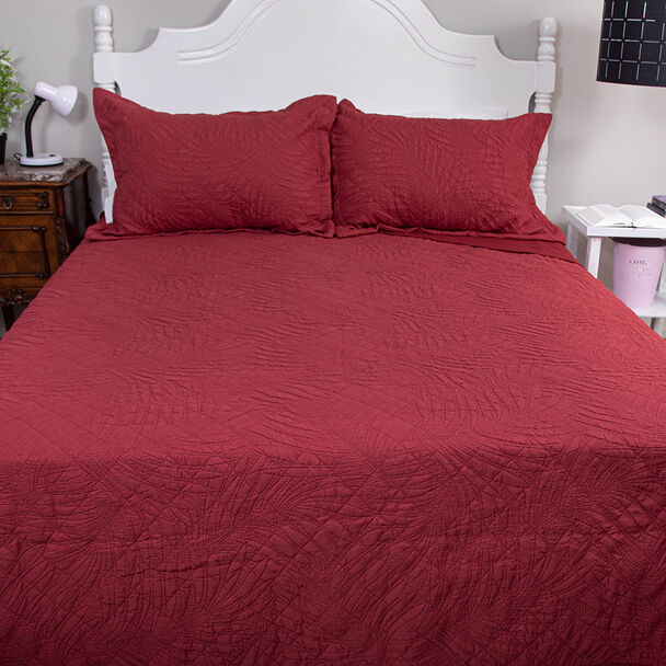 Quilt Doral King Burdeo Bubbly