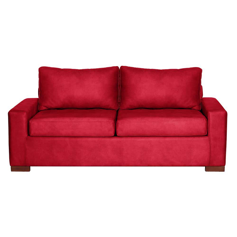 Sofá Latam Home Livorno 3 Cuerpos Rojo