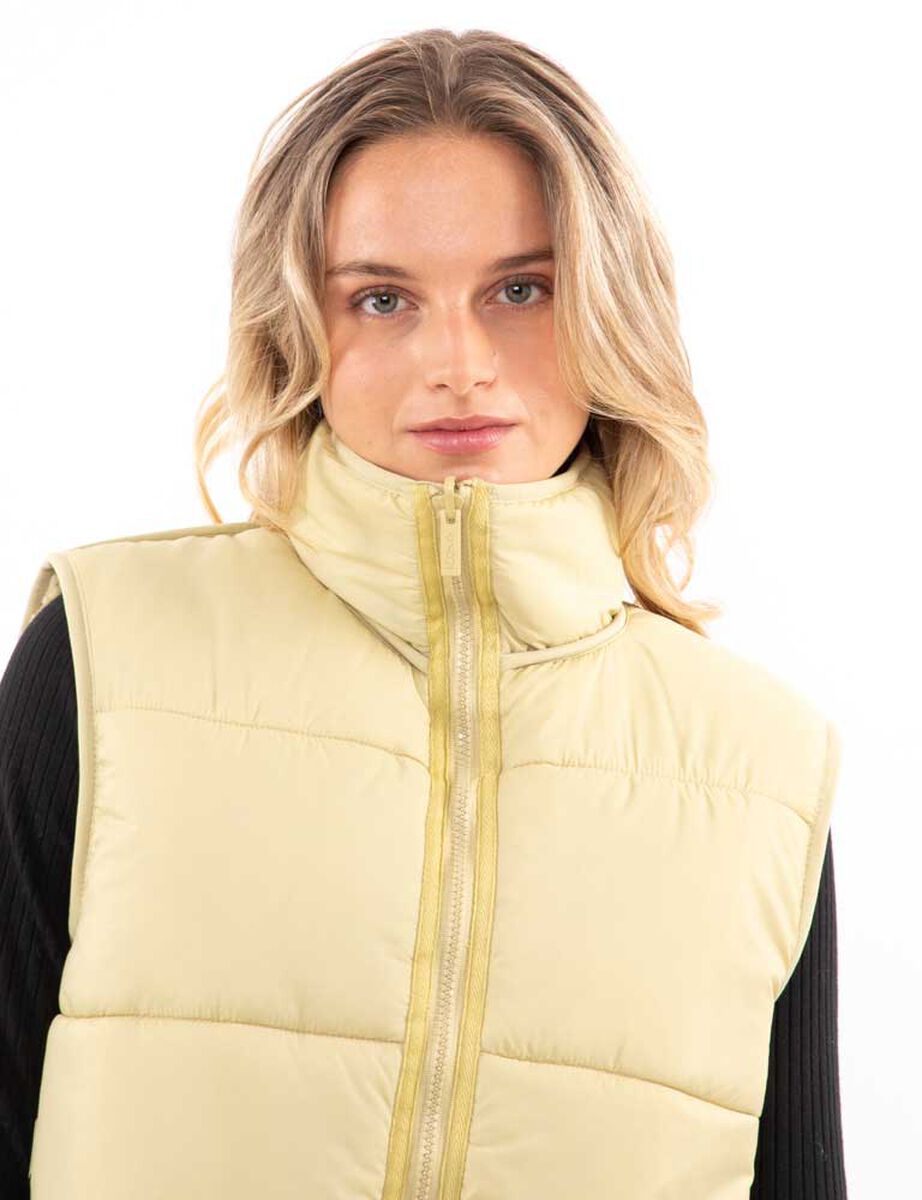 Parka Crop Reversible Chiporro Sin Mangas Mujer Icono