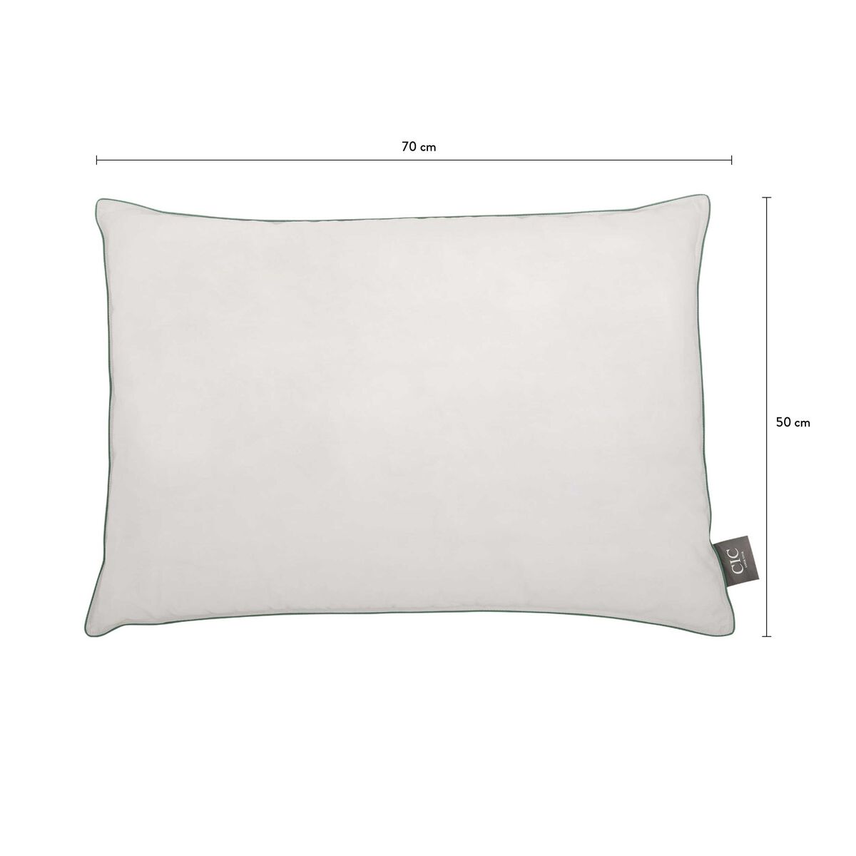 Set 2 Almohadas CIC DA Soft Sleep Blanco 50 x 70 cm