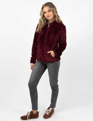 Imagen 2 del producto Polerón Mujer Icono Burdeo, Camel, Morado, Negro, Petroleo