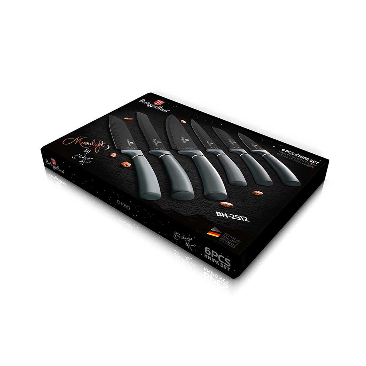 Set de Cuchillos Berlinger Haus 6 Piezas Gris