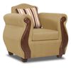 Juego de Living Innovamuebles New Bugambilia Sofá 3 Cuerpos + Dos Butacas 1 Cuerpo Oro