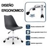 Silla de Escritorio Arthome Shanghai Negra