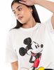 Polera Con Dibujo Animado Oversized Manga Corta Mujer Icono