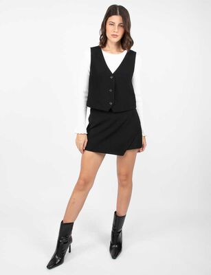 Imagen 2 del producto Falda Short Corta Mujer Zibel Oliva