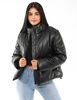 Parka Puffer Ecocuero Mujer Icono