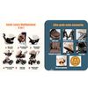 Coche Travel System con Accesorios Burdeos Luxury LuBabycas