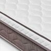 Cama Europea Rosen 1,5 Plazas New Style 4 Plus + Respaldo + Velador Rachel