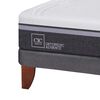 Cama Europea CIC Base Dividida 2 Plazas Ortopedic Advance + Respaldo + 2 Veladores New Gales