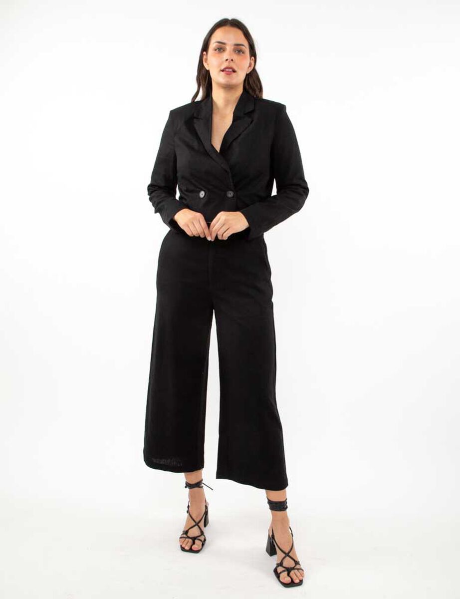 Pantalón Lino Culotte Mujer Zibel
