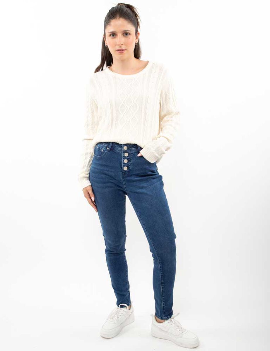 Jeans Skinny Push Up Mujer Icono