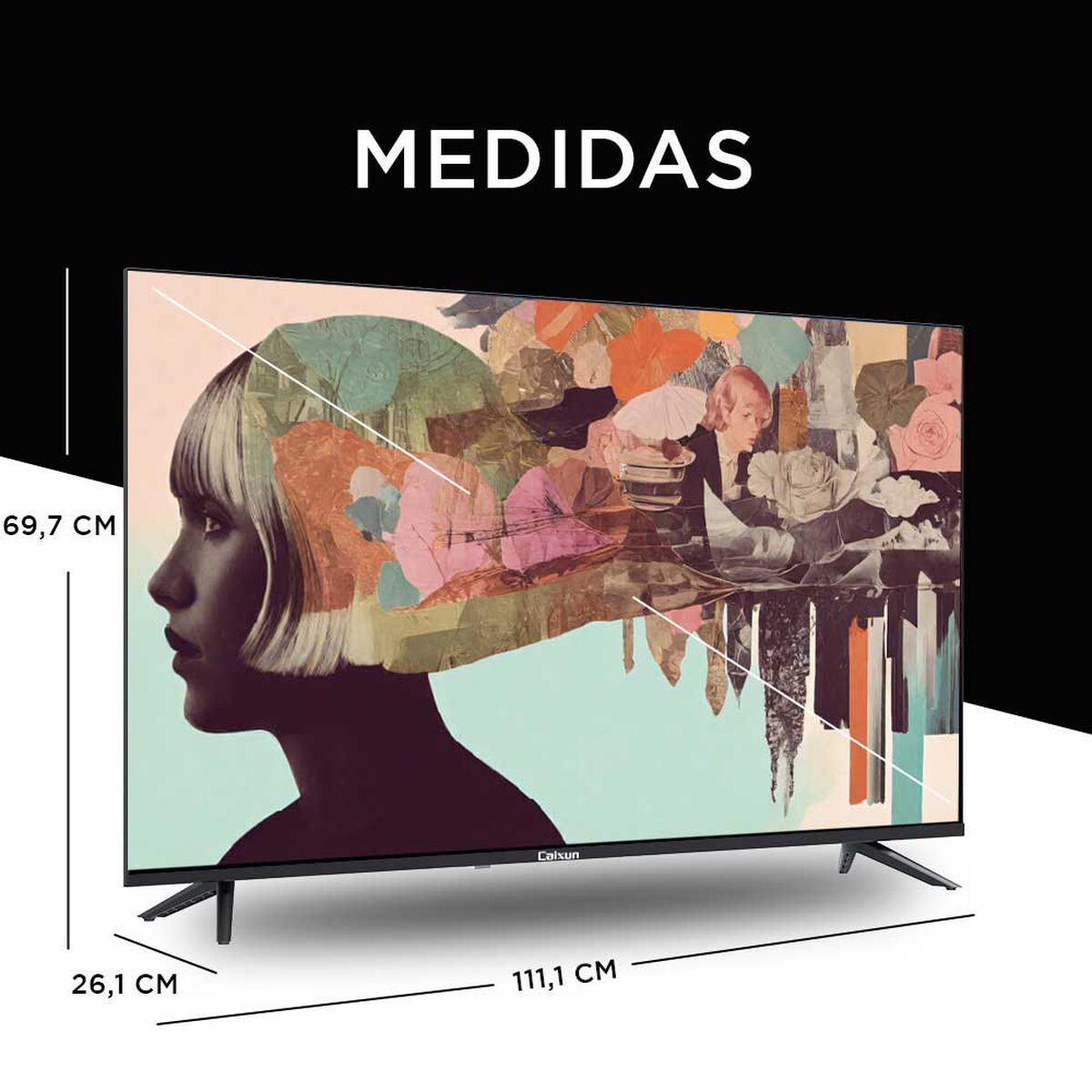 LED 50" Caixun C50V1UG Smart TV 4K UHD