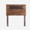 Cama Europea Rosen 1,5 Plazas New Style 6 + Respaldo Ferrera