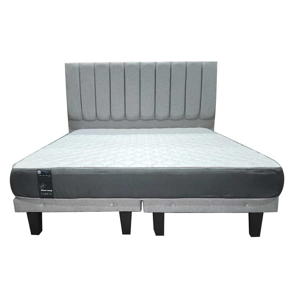 Cama Europea Illusions 2 Plazas Forest + Respaldo