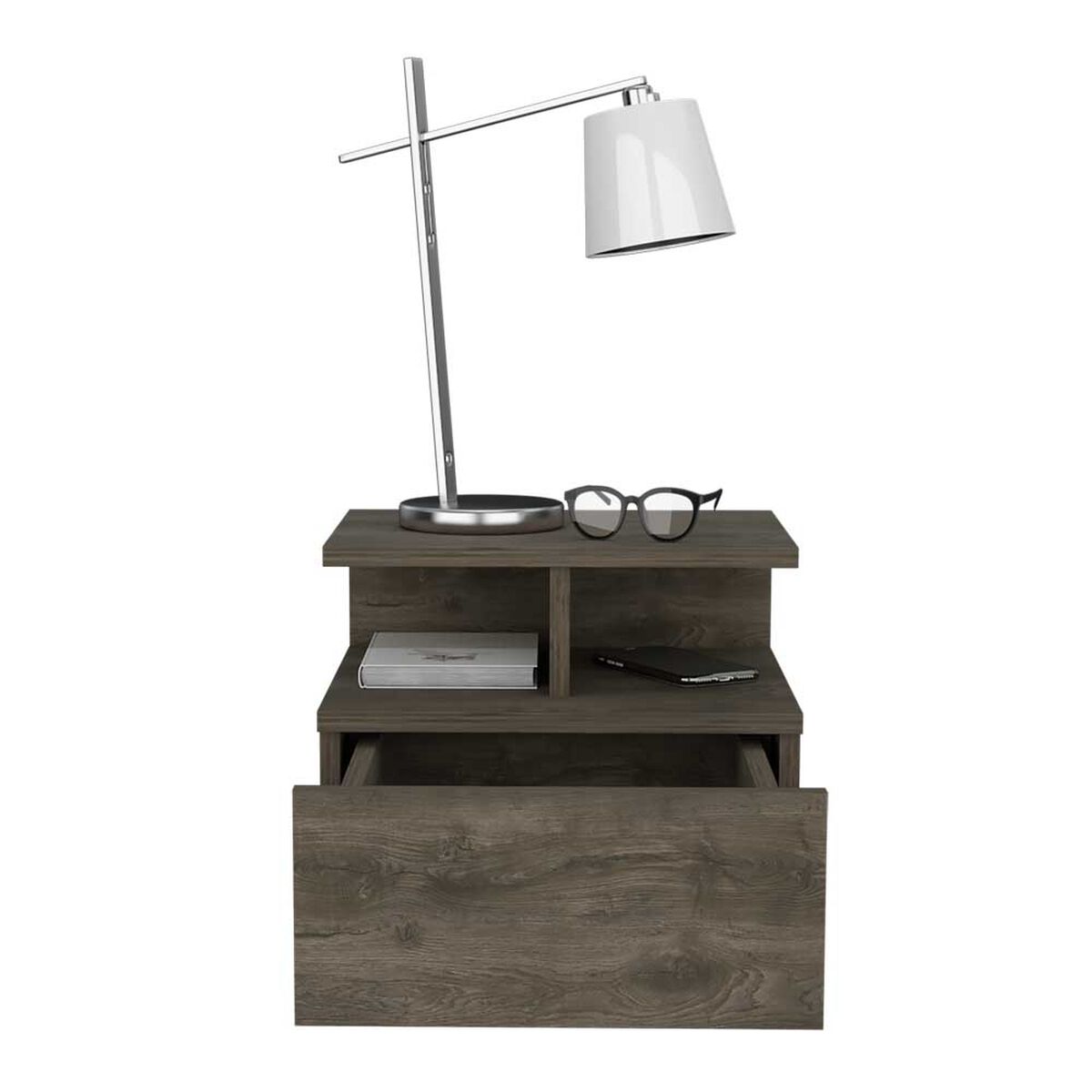 Velador Rectangular TuHome Dreams 1 Cajón Bellota