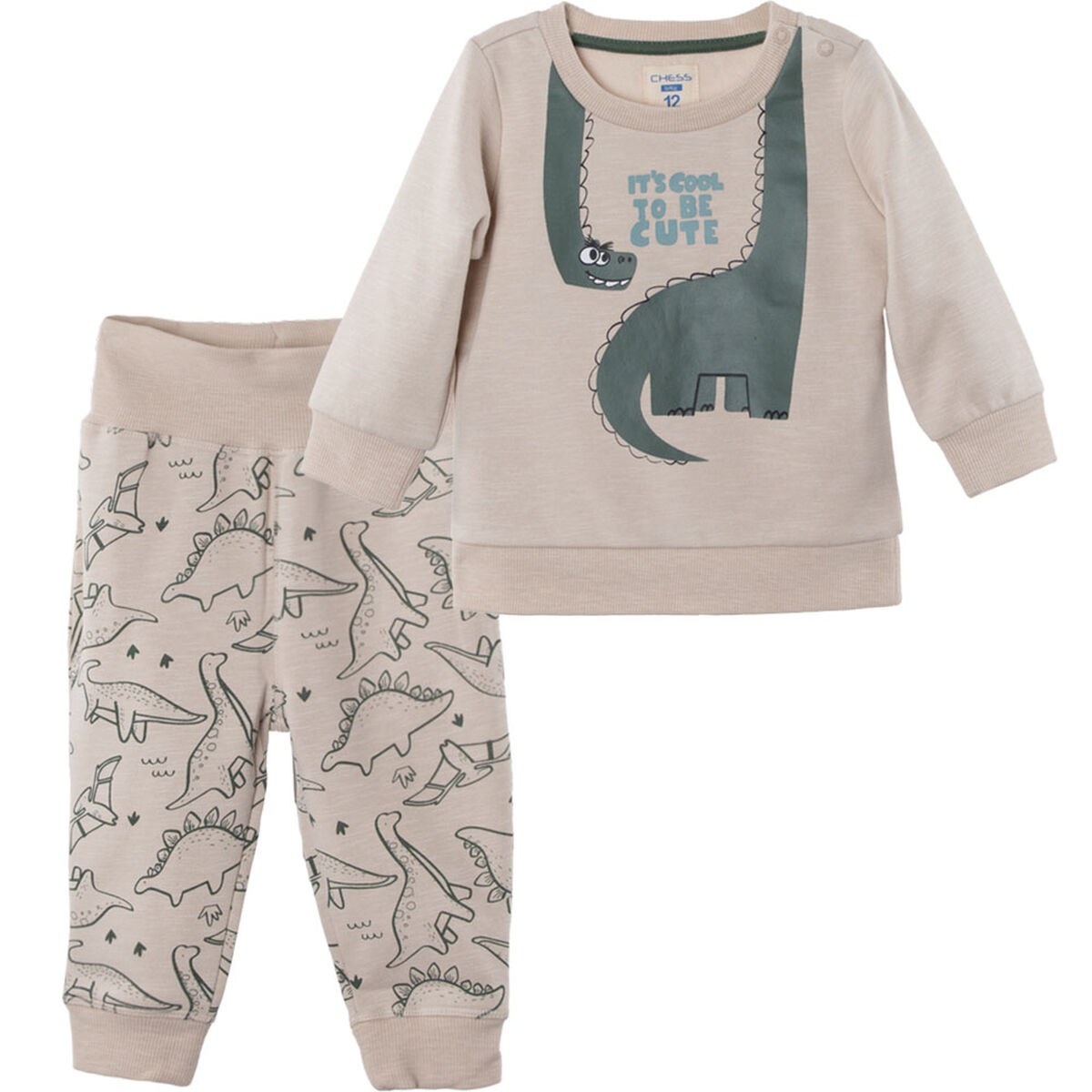 Conjunto de Algodón Chess Baby
