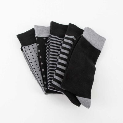 Imagen 2 del producto Pack 5 Calcetines Hombre Portman Club Gris-Oscur