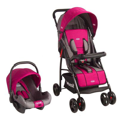 Coche Travel System Bebe Summer Rosado Bebesit