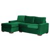 Sof&aacute; Seccional Izquierdo Latam Home Livorno 3 Cuerpos Verde