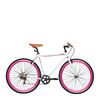 Bicicleta Gama Bikes Alley Cat 6S 28" White Fucsia