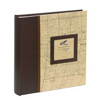 Álbum para Fotos Cartón Vgo Travel con Memo 200 Fotos Marrón