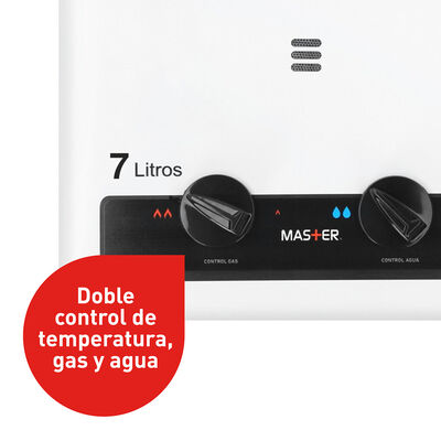 Imagen 2 del producto Calefont Gas Licuado Splendid Tiro Natural Ionizado 7 lts.