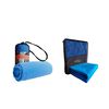 Pack Toallon Y Toalla Microfibra Suede Azul Pro Outdoor