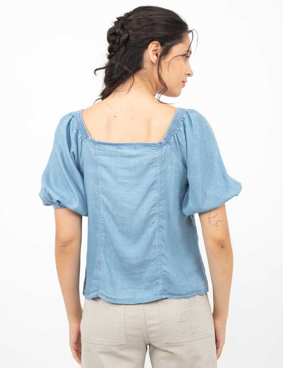 Blusa Manga Globo Mujer Alma