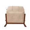 Pouf Latam Home Marsella Cuero Kentucky Beige