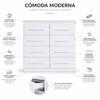 C&oacute;moda Exit Arizona Plus 8 Cajones Blanco