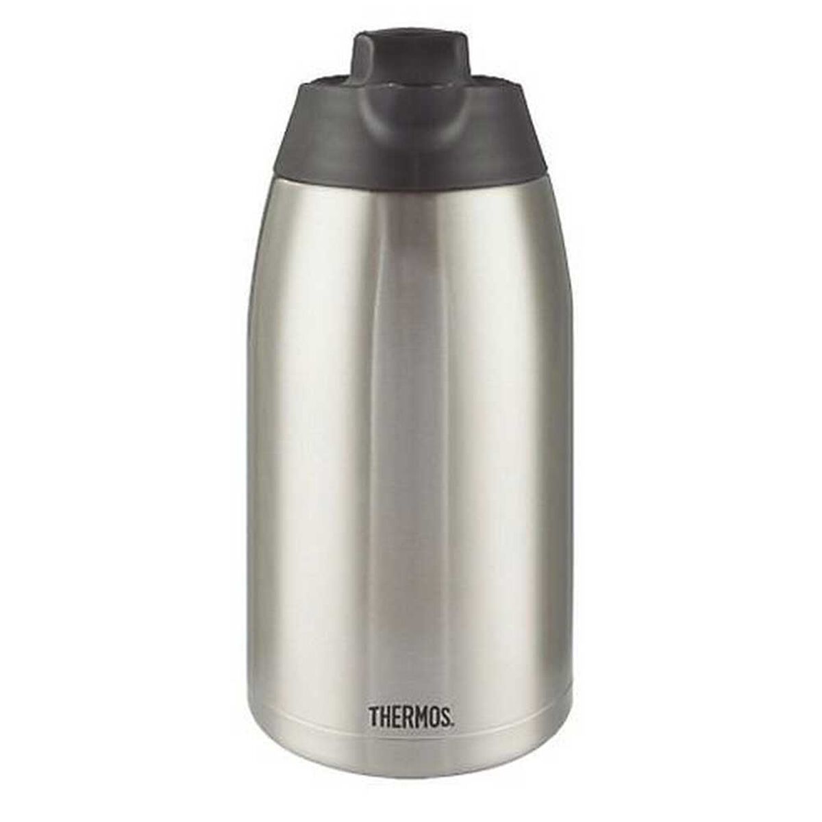 Termo Thermos Jarra de Acero Gris Negro 2 lt