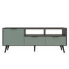 Rack TV Onessta Lisboa  Hasta 65" Grafito Verde