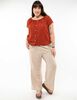 Pantalón Lino Recto Mujer Extralindas