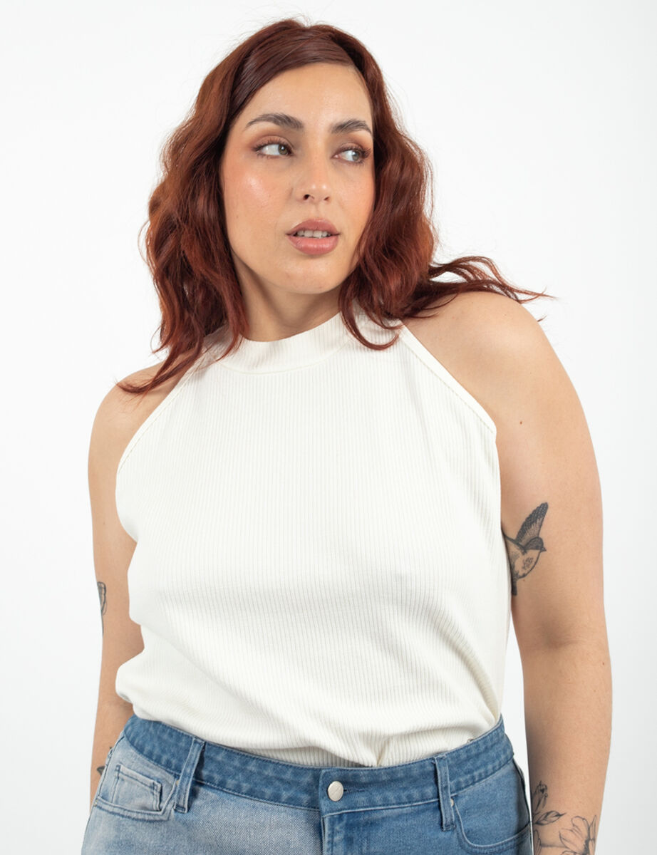 Polera Halter sin Mangas Mujer Extralindas