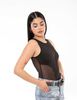 Body Con Transparencias Sin Mangas Mujer Icono