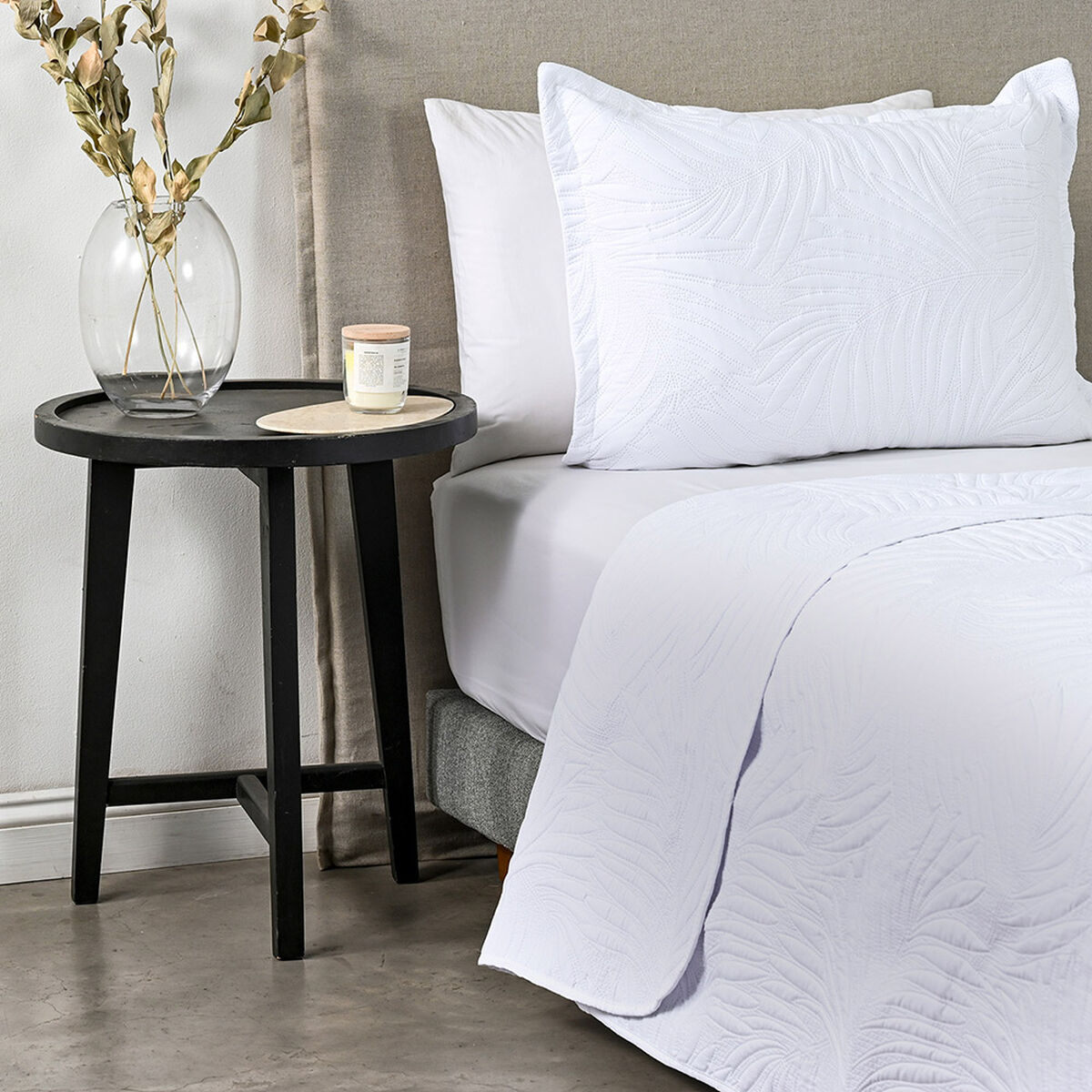 Quilt American Family Marquis Heatpress 1,5 Plazas Blanco