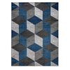 Alfombra Idetex Frise Carved Avangard 150 x 200 cm Azul