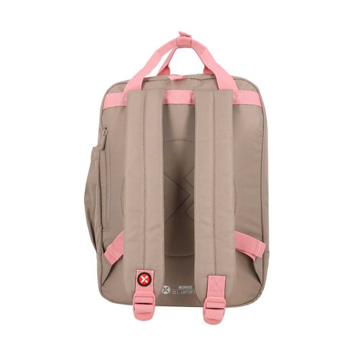 Mochila Notebook Xtrem Monroe 6XT Beige/Rosado 15"