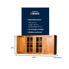 Mueble Ar&eacute;reo de Cocina Muebles Hema Berl&iacute;n 4 Puertas Nogal