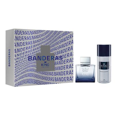 Perfume Antonio Banderas Hombre King of Seduction Eau de Toilette For Men 100 ml + 24h Desodorante Spray 150 ml